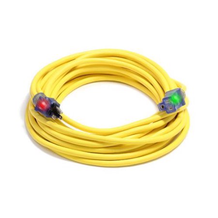 Extension Power Cord 10-3AWGX50FT Cgm Sjtw Lighted Ends D17003050 5-15P 5-15R Century Wire Pro Glo GTIN 661899107821
